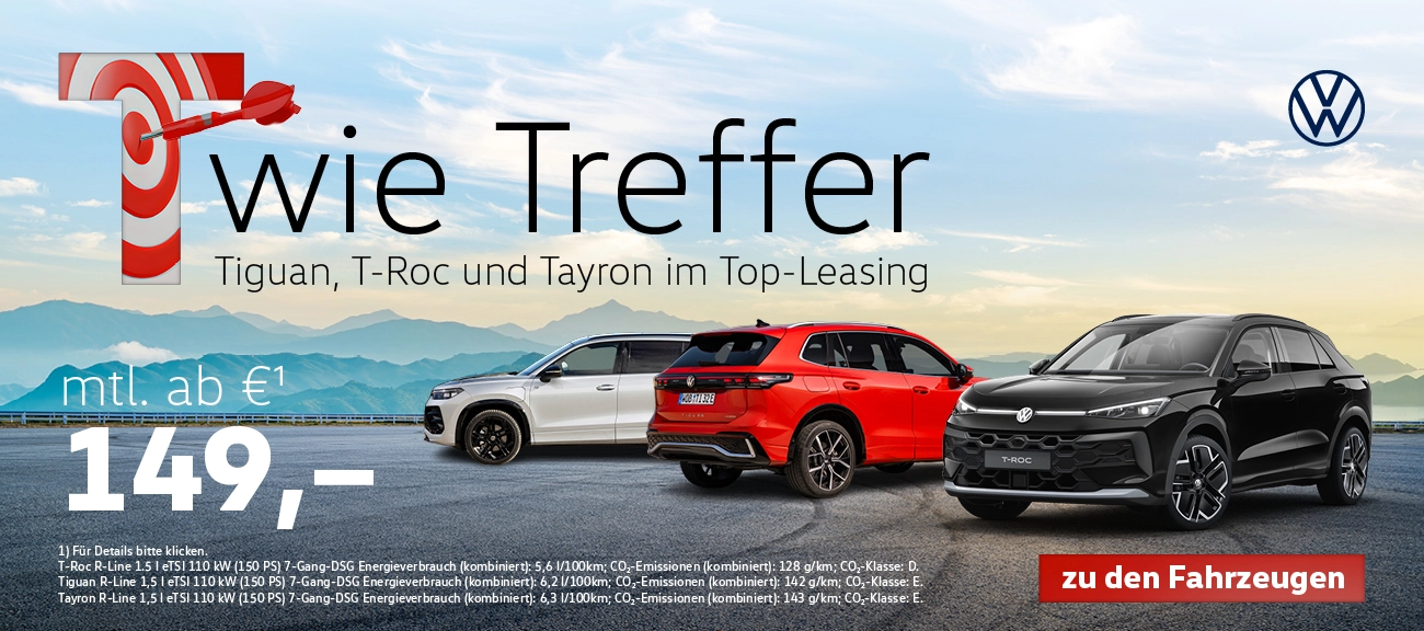 T-Roc Tiguan Tayron