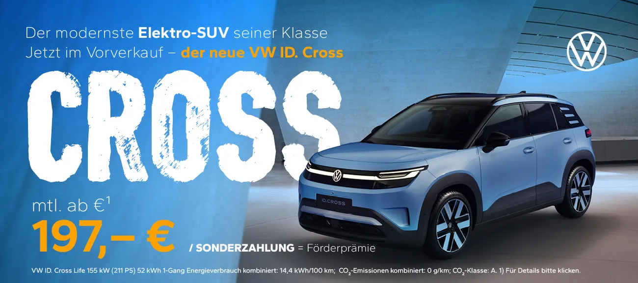 Online der neue VW ID. Cross